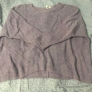 Moth purple unicorn oversized dolman kniw sweater